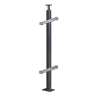 Minimalistlik roostevabast terasest trepikäsipuu